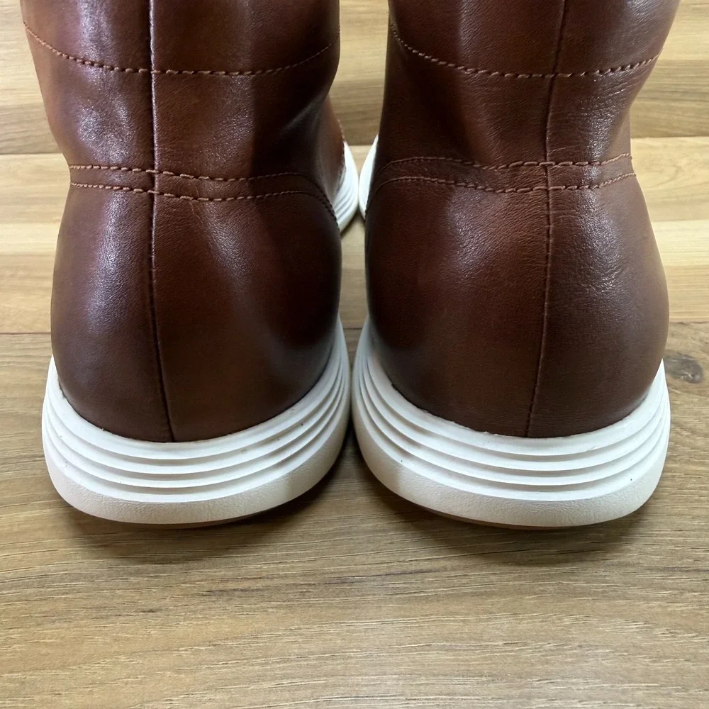 Cole Haan Grand Tour Chukka Boots Mens 10.5 Brown Leather Business Casual Modern